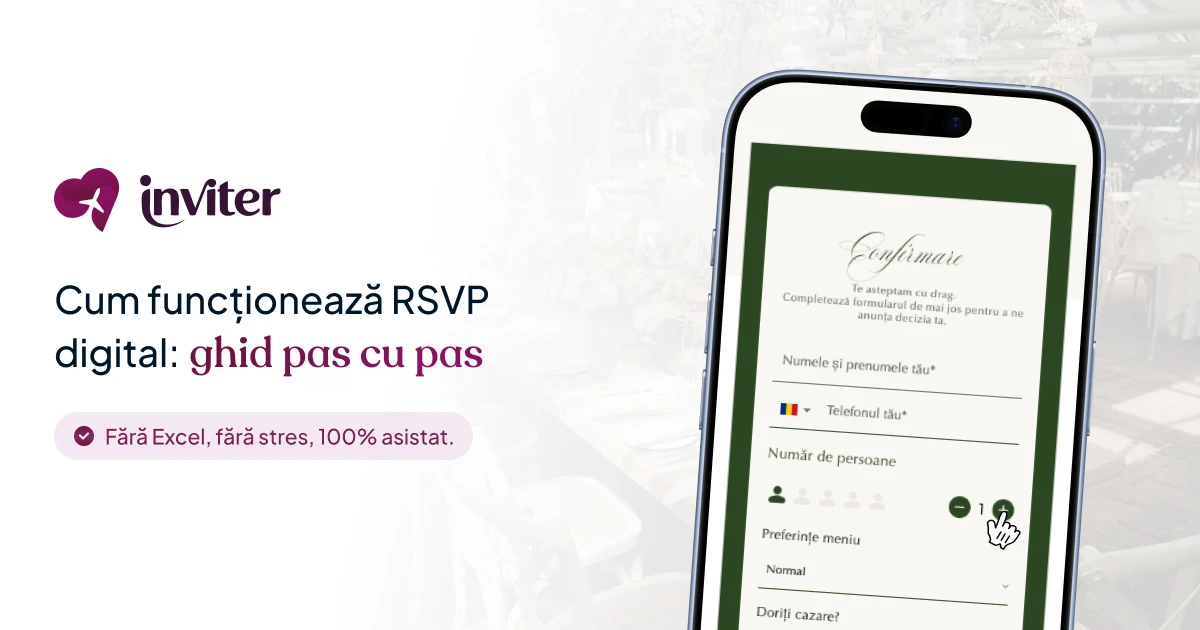 Cum functioneaza RSVP digital: ghid pas cu pas